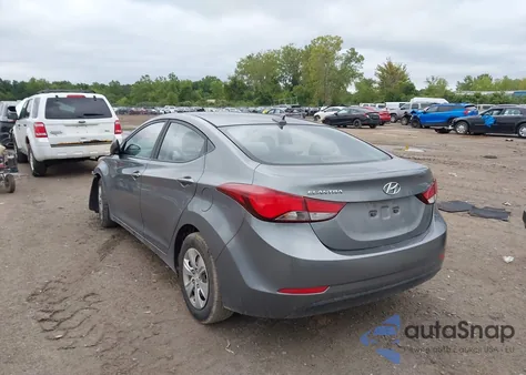 2016 Hyundai Elantra Se z USA, uszkodzony, nr VIN KMHDH4AE3GU621615